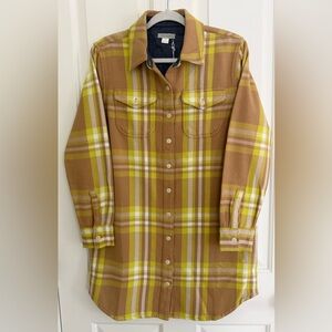 Outerknown Womens Organic Cotton Blanket Shirt Dress Size S